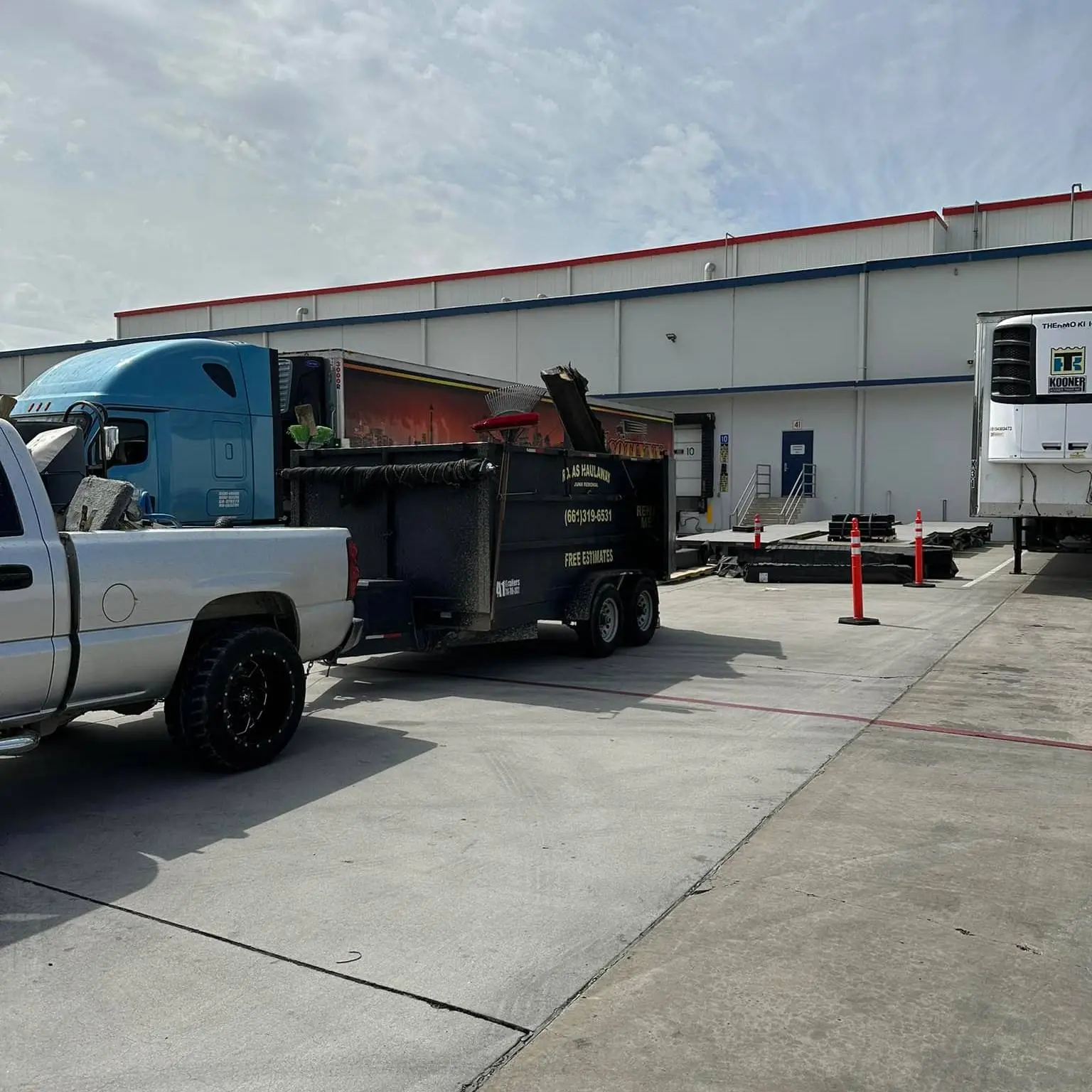 Rojas Junk Removal truck serving Taft, CA