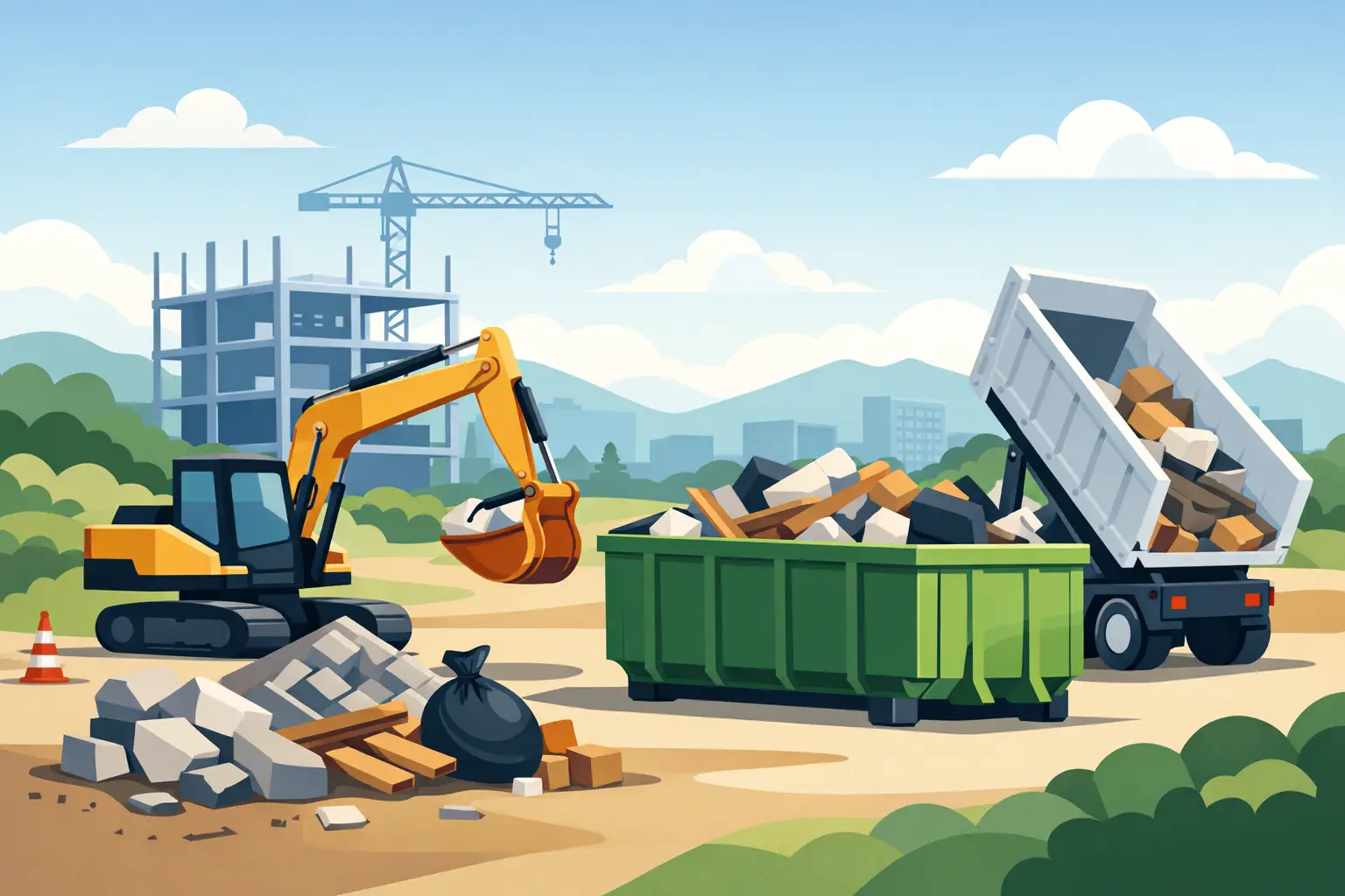 Construction Waste Disposal Guide for Bakersfield